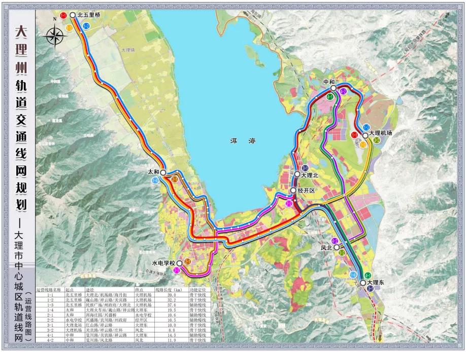 總規模495.3km！大理(lǐ)州軌道交通線(xiàn)網規劃出爐(圖8)